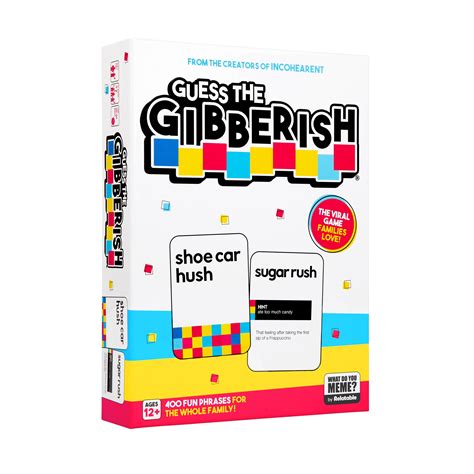 incoherent cards|Incohearent™ Family Edition Guess the Gibberish Family Game .